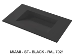 Plan vasque Design, sur mesure, Largeur 60 à 200 cm x Profondeur 40 à 60 cm, résine minérale de couleurs ACRYSTONE®, Finition lisse, Livraison Offerte et Rapide.